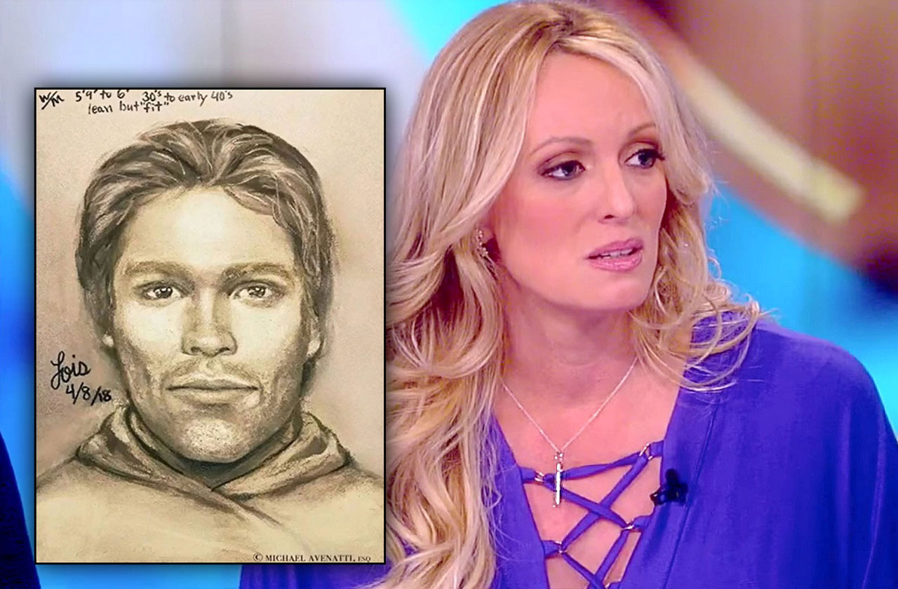 Stormy Daniels sketch: Man who threatened her looks like Tom Brady