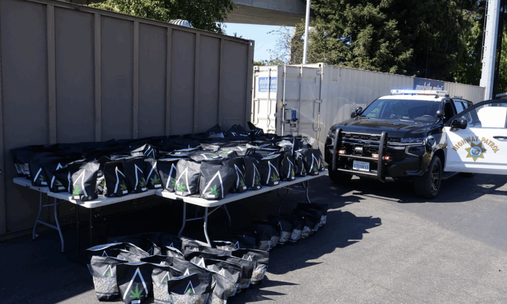 Over 200 Pounds Of Cannabis Seized In California Traffic Stop