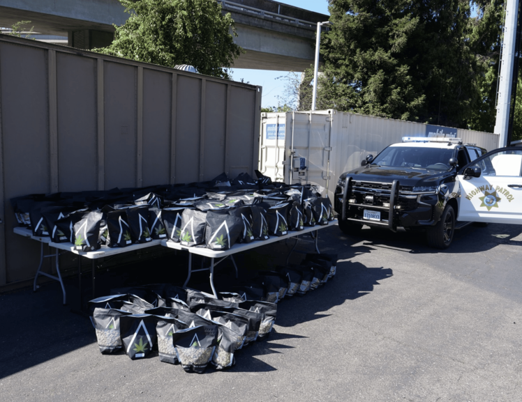 Over 200 Pounds Of Cannabis Seized In California Traffic Stop