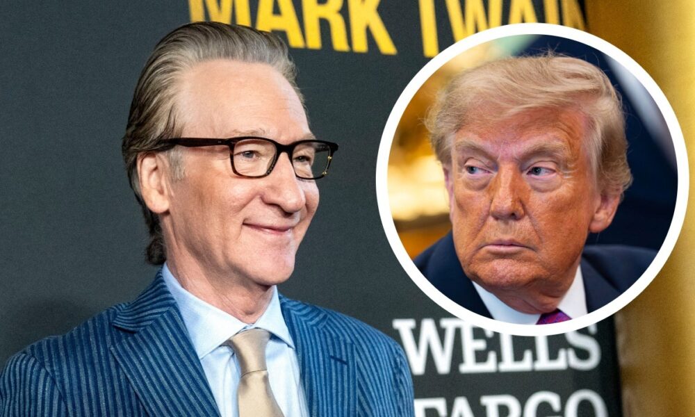 Bill Maher and President Donald Trump