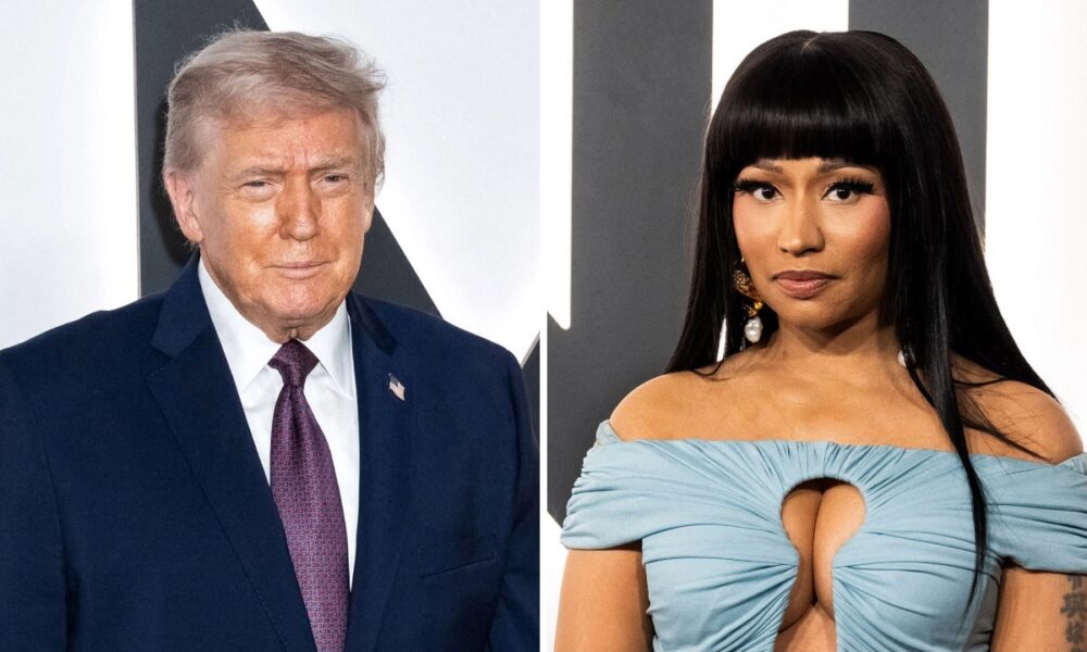 Donald Trump and Nicki Minaj