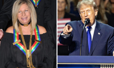 Barbra Streisand and Donald Trump